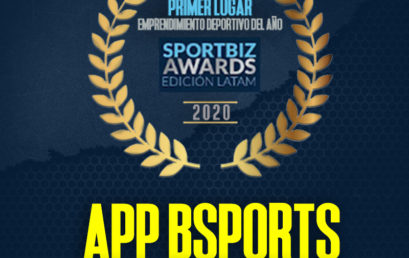 BSPORTS GANADOR SHOWBIZ EDICIÓN LATAM (PREMIOS LATINOAMERICANOS DE SPORTS BUSINESS)-  PREMIO AL EMPRENDIMIENTO DEPORTIVO DEL AÑO