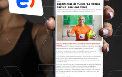 La #PIZARRATACTICAENTEL es destacada en el portal más importante del mundo deportivo