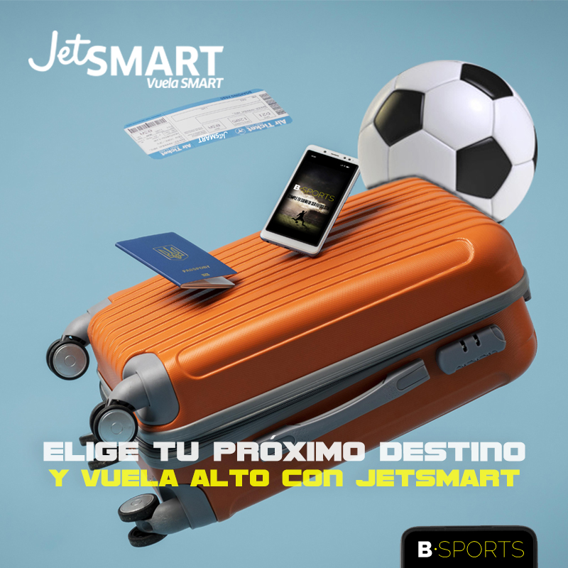 JetSMART te acompaña a volar alto en tu camino al fútbol