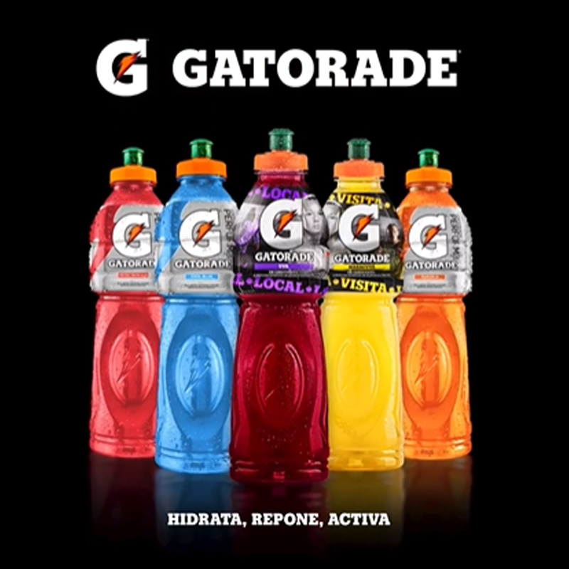 Prueba los nuevos sabores GATORADE Local / Uva y Visita / Maracuyá