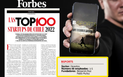 ¡Somos una de las 100 mejores Startup de Chile según FORBES !